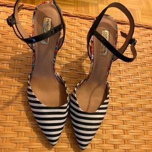 Halogen Black + White Heels